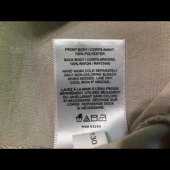 EXPRESS Stylish Tank V-Neck Zipper Pleated Back - Picture 8 of 9